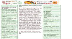 Desktop Screenshot of mycreditscorereview.com